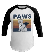 Paws Cat Baseball Tee thumbnail