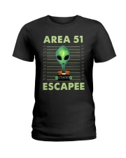 Area 51 Escapee Ladies T-Shirt thumbnail