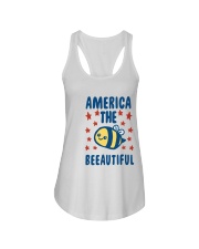 America The Beeautiful Ladies Flowy Tank thumbnail