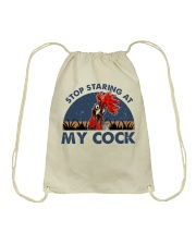 Stop Staring At My Cock Drawstring Bag tile