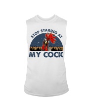 Stop Staring At My Cock Sleeveless Tee tile