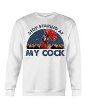 Stop Staring At My Cock Crewneck Sweatshirt tile