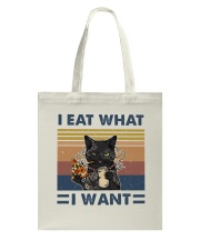 I Eat What I Want Tote Bag thumbnail