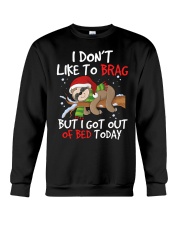 I Dont Like To Brag Crewneck Sweatshirt thumbnail
