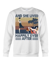 And She Lived Happily Crewneck Sweatshirt thumbnail