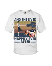 And She Lived Happily Youth T-Shirt thumbnail