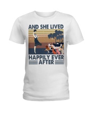 And She Lived Happily Ladies T-Shirt thumbnail