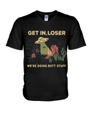 Get In Loser V-Neck T-Shirt tile