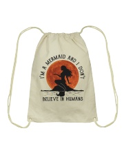 I Am A Mermaid Drawstring Bag thumbnail