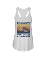 Raccoon Want To Crab Ladies Flowy Tank thumbnail
