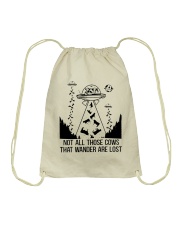 Not All Those Cows Drawstring Bag thumbnail