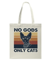 No Gods Only Cats Tote Bag thumbnail