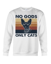No Gods Only Cats Crewneck Sweatshirt thumbnail