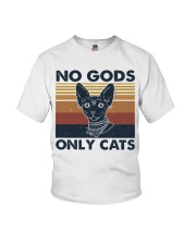 No Gods Only Cats Youth T-Shirt thumbnail