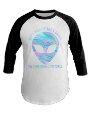 She Came From Outer Space Baseball Tee thumbnail