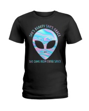 She Came From Outer Space Ladies T-Shirt thumbnail