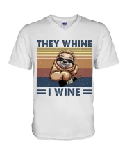 They Wine I Wine V-Neck T-Shirt thumbnail