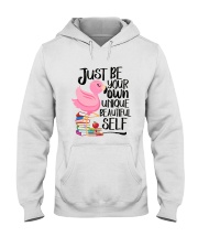 Jusst Be Own Unique Hooded Sweatshirt thumbnail