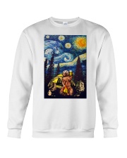Beer With Bear Camping Poster Crewneck Sweatshirt thumbnail