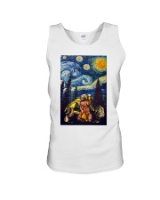 Beer With Bear Camping Poster Unisex Tank thumbnail