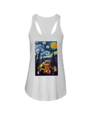 Beer With Bear Camping Poster Ladies Flowy Tank thumbnail