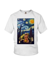 Beer With Bear Camping Poster Youth T-Shirt thumbnail