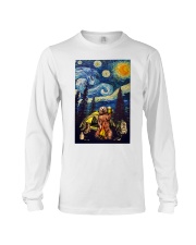 Beer With Bear Camping Poster Long Sleeve Tee thumbnail