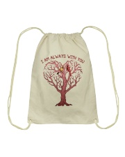 I Am Always With You Drawstring Bag thumbnail