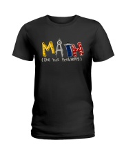 Math She Has Problem Ladies T-Shirt tile