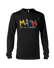 Math She Has Problem Long Sleeve Tee tile