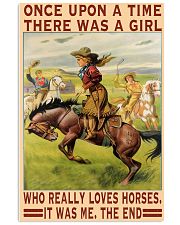 A Girl Loves Horses 11x17 Poster front