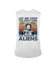 The Answer Is Aliens Sleeveless Tee tile