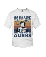 The Answer Is Aliens Youth T-Shirt tile