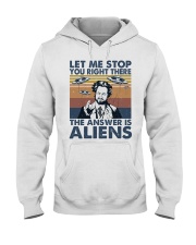 The Answer Is Aliens Hooded Sweatshirt tile