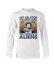 The Answer Is Aliens Long Sleeve Tee tile