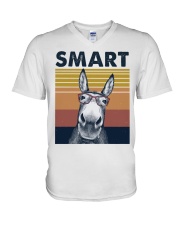 He Is Smart V-Neck T-Shirt tile