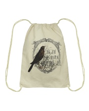 The Raven Nevermore Drawstring Bag thumbnail