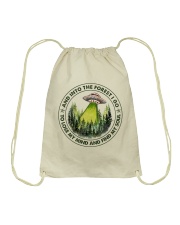 And Into The Forest I Go Drawstring Bag thumbnail