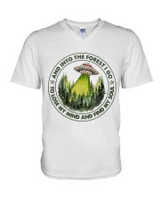 And Into The Forest I Go V-Neck T-Shirt thumbnail