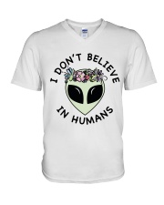 I Do Not Believe V-Neck T-Shirt thumbnail