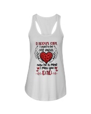 I Miss You Dad Ladies Flowy Tank tile
