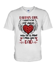 I Miss You Dad V-Neck T-Shirt tile