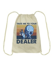 Take Me To Your Dealer Drawstring Bag thumbnail