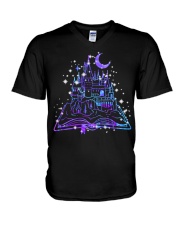 Reading Open The World V-Neck T-Shirt thumbnail