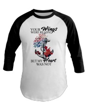 My Heart Was Not Ready Baseball Tee thumbnail