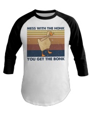 Mess With The Honk Baseball Tee tile