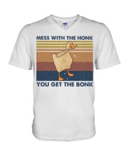 Mess With The Honk V-Neck T-Shirt tile