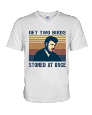 Get Two Birds V-Neck T-Shirt thumbnail