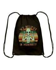 We Believe In Humanity Drawstring Bag tile