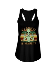 We Believe In Humanity Ladies Flowy Tank tile